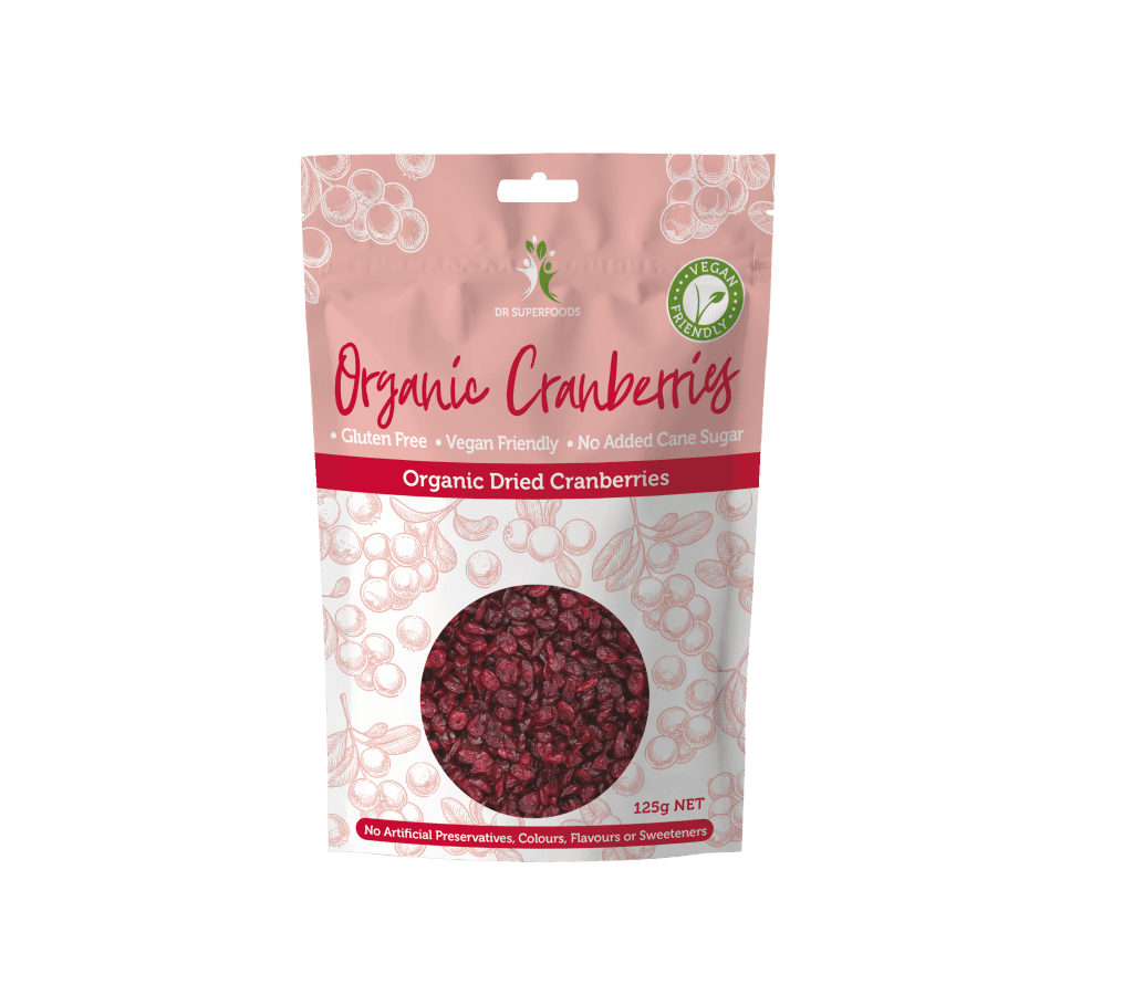 Dried Organic Whole Cranberries no added cane sugar Dried Fruit