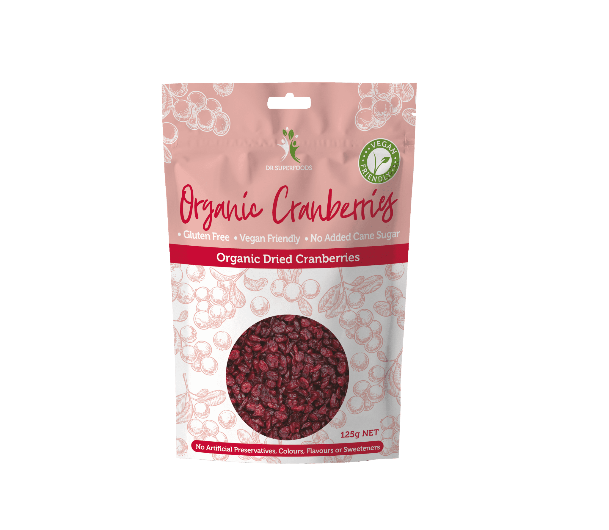 Dried Organic Whole Cranberries - no added cane sugar | Dried Fruit ...